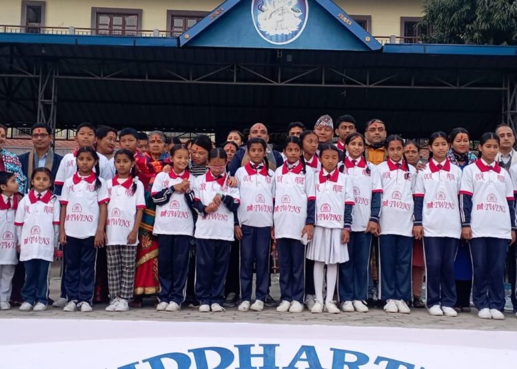 एउटै विद्यालयमा १३ जोडी जुम्ल्याहा विद्यार्थी