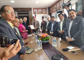 प्रधानमन्त्री “प्रचण्ड” र नेपाल उद्योग परिसंघबीच भेटवार्ता