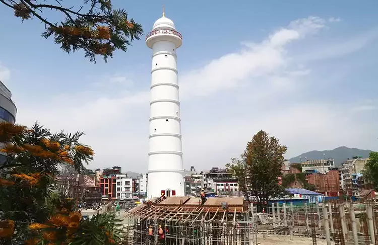 रोकिएको धरहरा पुनःनिर्माण अझै सुरु भएन