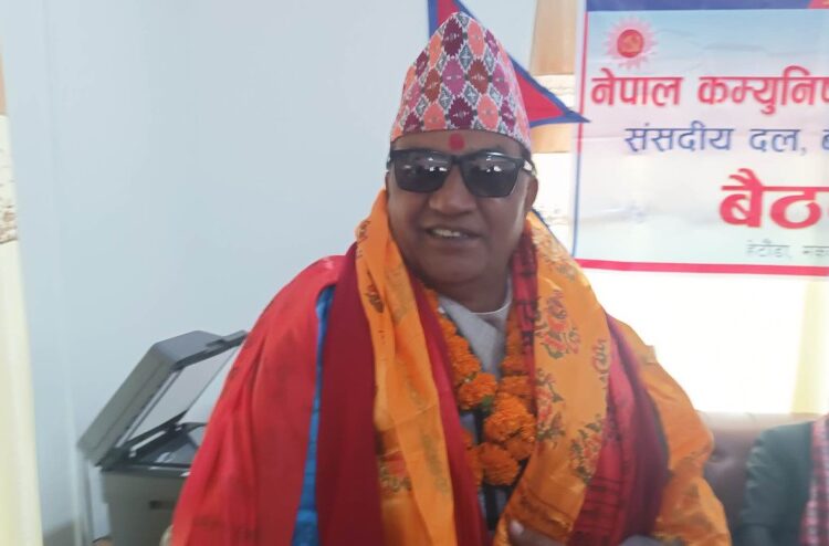 बागमती : एमाले संसदीय दलको नेतामा जेएन थपलिया सर्वसम्मत