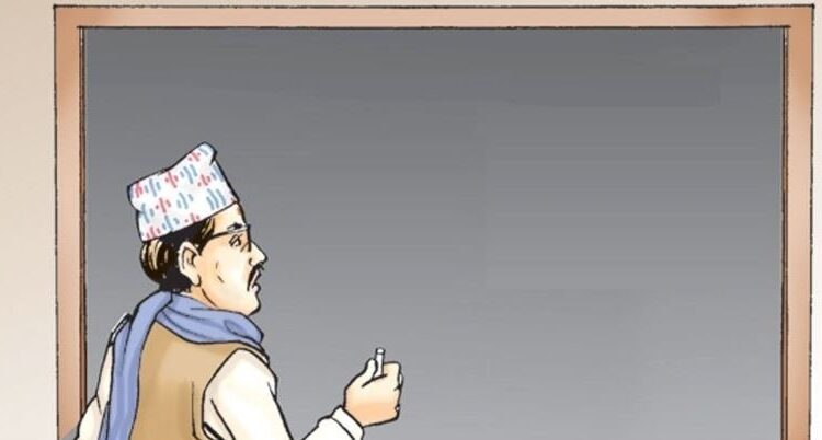 ‘तीन शिक्षकले कक्षा छसम्म कसरी पढाउने’