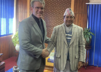 DPM Shrestha and US Ambassador meet