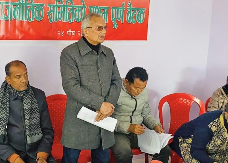 समाजवादी ध्रुवीकरणका लागि विभिन्न पार्टी तथा समूहसँग सहकार्य गर्नुपर्छ :  बाबुराम