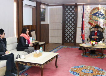 बालुवाटारमा प्रधानमन्त्री प्रचण्ड र यूरोपेली संघका राजदूतको टोलीबीच भेट