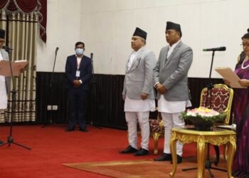 राप्रपाका अध्यक्ष राजेन्द्र लिङ्देन उपप्रधानमन्त्री तथा ऊर्जामन्त्रीमा नियुक्त