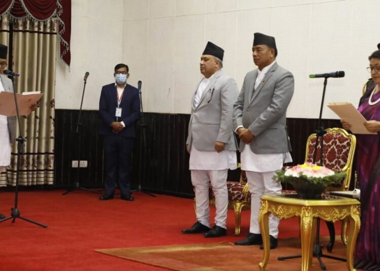राप्रपाका अध्यक्ष राजेन्द्र लिङ्देन उपप्रधानमन्त्री तथा ऊर्जामन्त्रीमा नियुक्त
