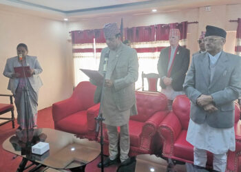बागमती प्रदेशसभा उपसभामुख अप्सरा चापागाईंले शपथ लिइन्