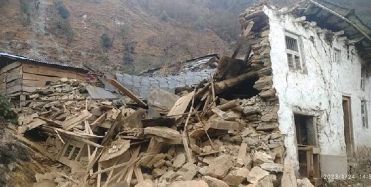 भूकम्पबाट बाजुरामा चार सय घर क्षति