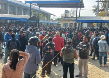 Bodies of deceased in Pokhara plane crash taken to Gandaki Hospital for examination