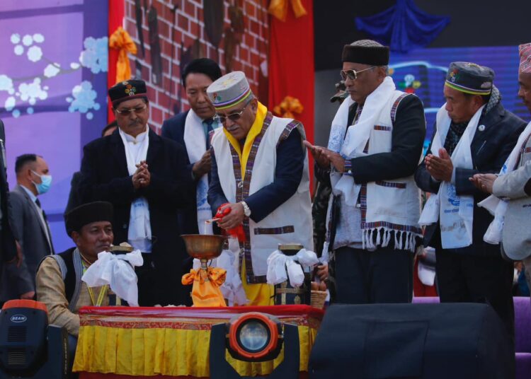 राष्ट्रिय सोनाम ल्होछार समारोहको प्रमले गरे उद्घाटन