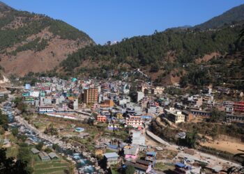 नमुना सहरको काम सुस्त गतिमा