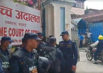 गृहमन्त्री लामिछानेको नागरिकता विवाद मुद्दाको फैसला आउनसक्ने भन्दै  सर्वोच्चमा सुरक्षा बढाइयाे