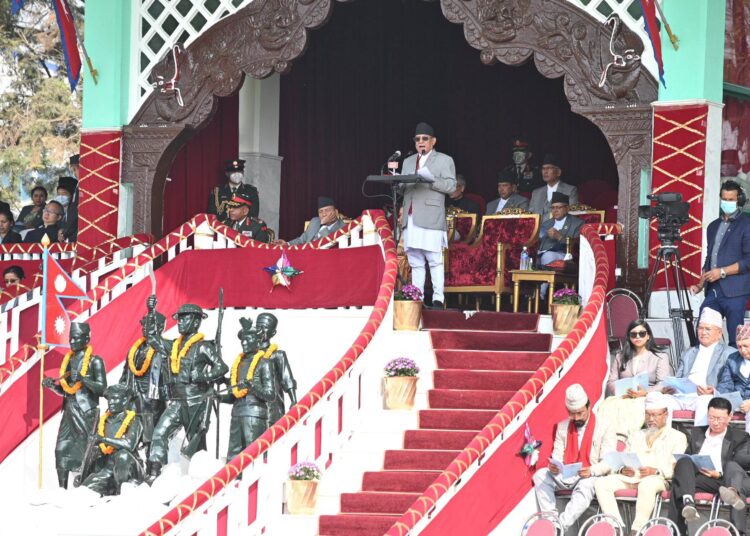 ७३औँ प्रजातन्त्र दिवस टुँडिखेलमा मनाइयो