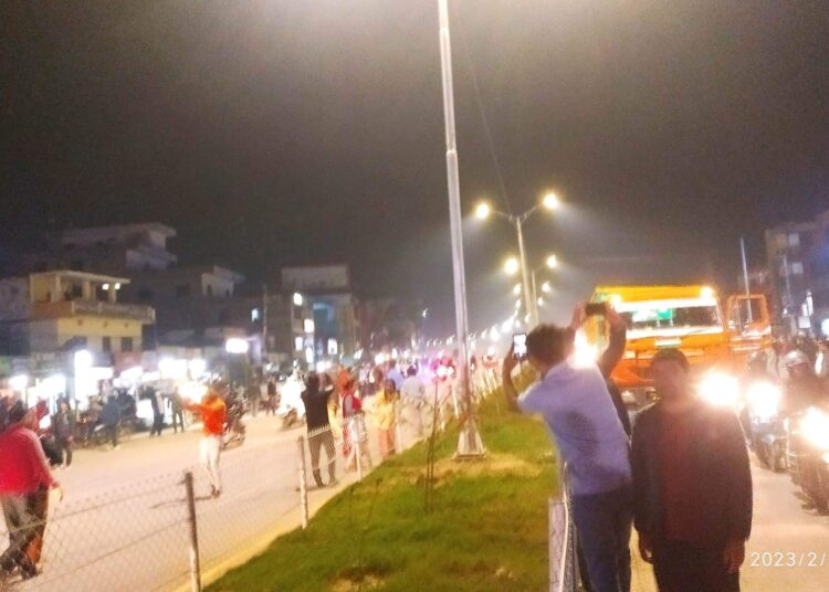 धनगढीको ६ लेन सडक झिलिमिली