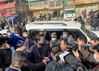 अवरुद्ध कलङ्की चक्रपथ गौशाला सडक खण्डको निरीक्षण