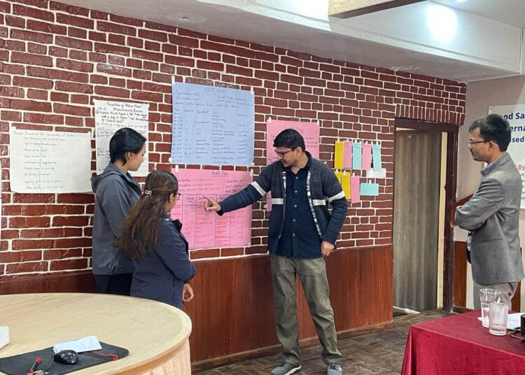 संसदमा खाद्य स्वच्छता विधेयकमाथि छलफल चलिरहँदा ललितपुरमा तालिम