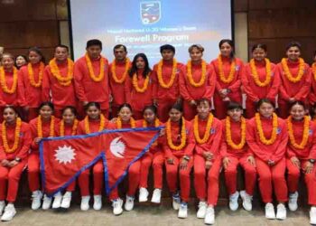 नेपालले आज भारतसँग  साफ यू-२० महिला फुटबलमा प्रर्तिस्पर्धा गर्दै