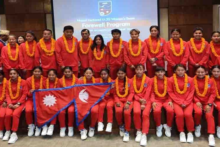 नेपालले आज भारतसँग साफ यू-२० महिला फुटबलमा प्रर्तिस्पर्धा गर्दै