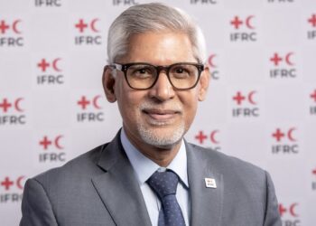 IFRC General Secretary Chapagain arriving on four-day visit