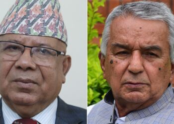 माकुने र रामचन्द्र पौडेलबीच भेटवार्ता