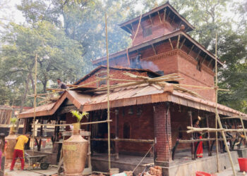 जीर्णोद्वार गरियो बागलुङ कालिका मन्दिर