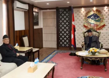 प्रचण्ड–ओलीबीच राष्ट्रपति निर्वाचनको विषयमा छलफल