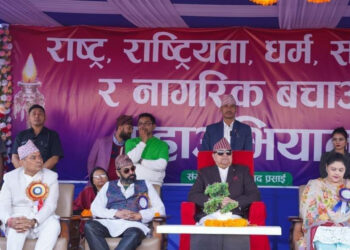 पूर्वराजा ज्ञानेन्द्र शाहले नागरिक बचाउ महाअभियानको उद्घाटन गरे