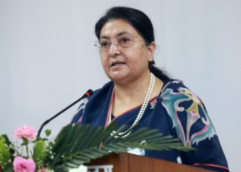 आर्थिक समृद्धिलाई राष्ट्रको मूल लक्ष्य बनाउनुपर्छस् राष्ट्रपति भण्डारी