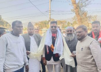 उपाध्यक्ष मौलाना मशहूदले मंत्री गुप्तालाई दिए बधाई