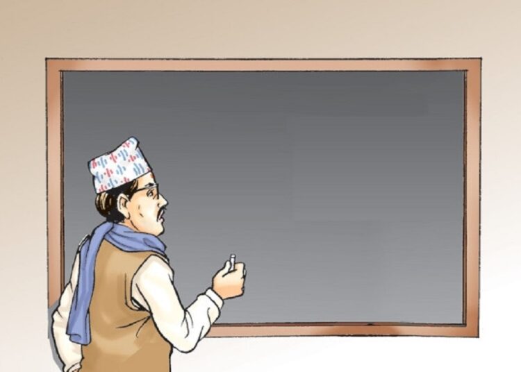 शिक्षकले कात्तिक महिनादेखि तलब पाएन