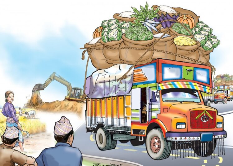 नेपालकाे व्यापार घाटा ८ खर्ब २५ अर्ब पुग्याे