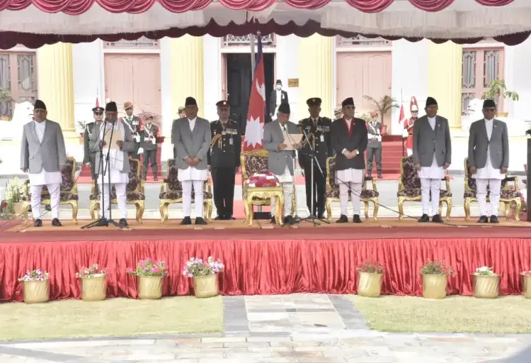 नवनिर्वाचित उपराष्ट्रपति यादवले गोपनीयताको शपथ लिए