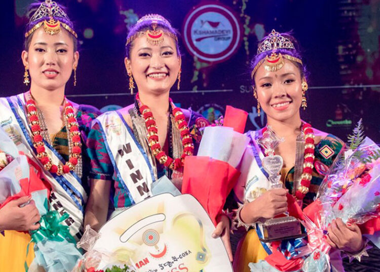 १७ जना प्रतिस्पर्धीलाई पछि पार्दै ‘मिस लिम्बू’को उपाधि भिनुमाले जितिन्