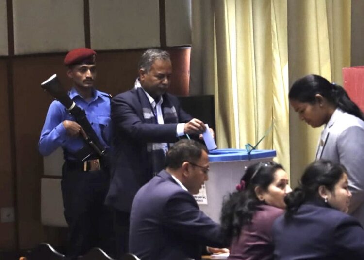 नेपालको तेस्रो उपराष्ट्रपति चयन मतदान तीन बजेसम्म जारी रहने