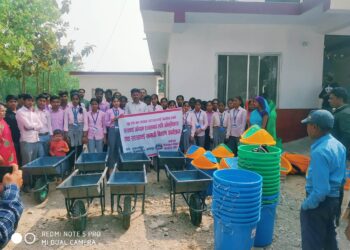 व्यक्ति र घर मात्र नभएर टोल, बाटो र पार्कहरु सफा राख्नुपर्छ : वडाध्यक्ष चौधरी