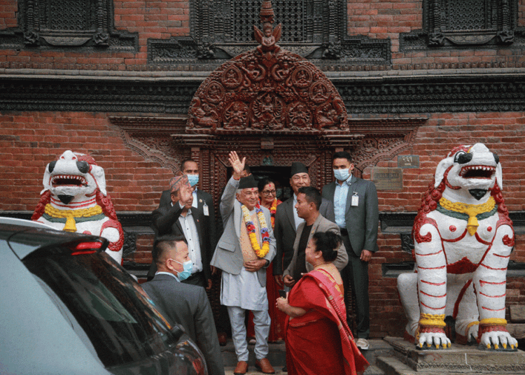 राष्ट्रपति रामचन्द्र पौडेल कुमारी दर्शन गर्न कुमारी घर पुगे