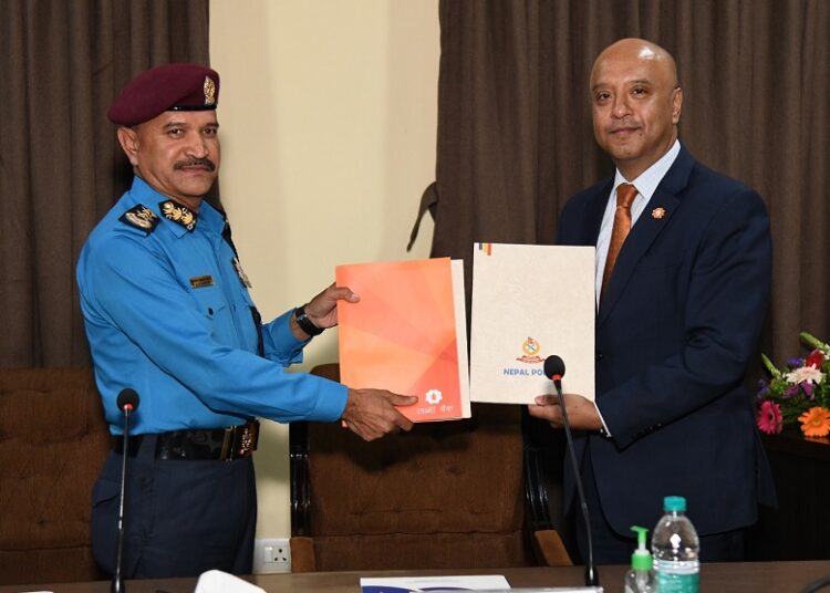 नेपाल प्रहरी र लक्ष्मी बैङ्क छात्रवृत्ति अक्षयकोष स्थापना सम्बन्धी समझदारीपत्रमा हस्ताक्षर