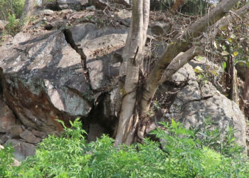 The cave that once bellowed music