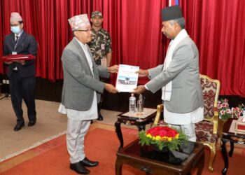EC presents by-polls report to Acting President Yadav