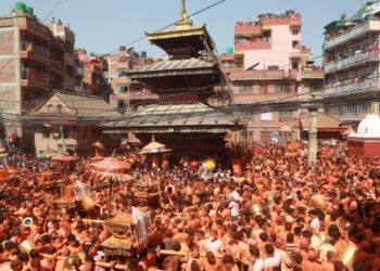 बिस्का जात्रालाई ढुङ्गा हानाहान नगरी शान्तिपूर्ण रुपमा भव्यसँग मनाउने सन्देश प्रवाह