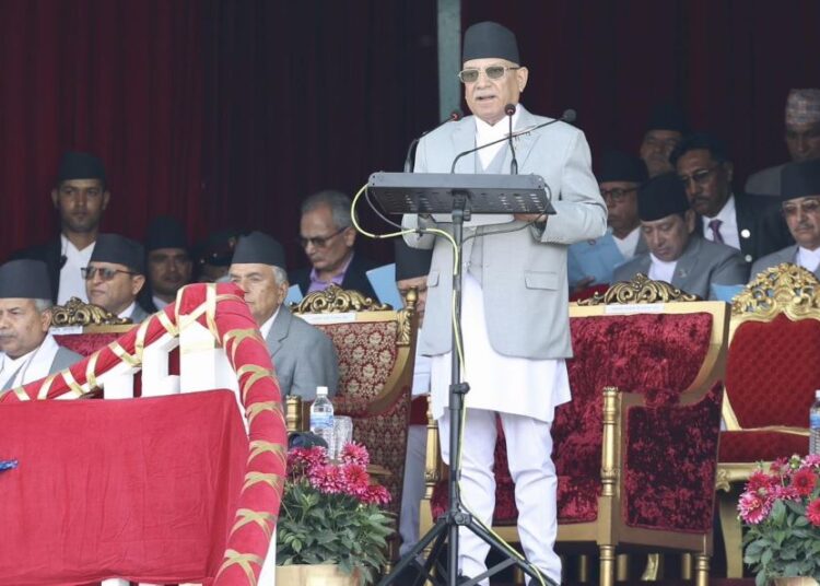 गणतन्त्र समावेशी लोकतन्त्रको उत्कृष्ट अभ्यास : प्रधानमन्त्री प्रचण्ड