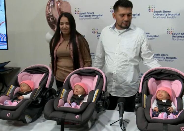 First Set of Triplets of 2023 Born