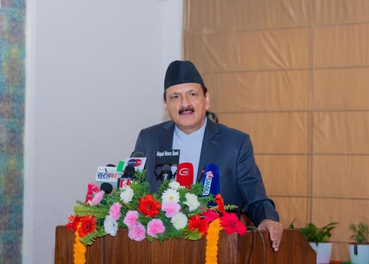 शेयर लगानीकर्ताको सुरक्षाका लागि मन्त्रालयको पूर्ण सहयोग रहन्छ : अर्थमन्त्री डा महत  