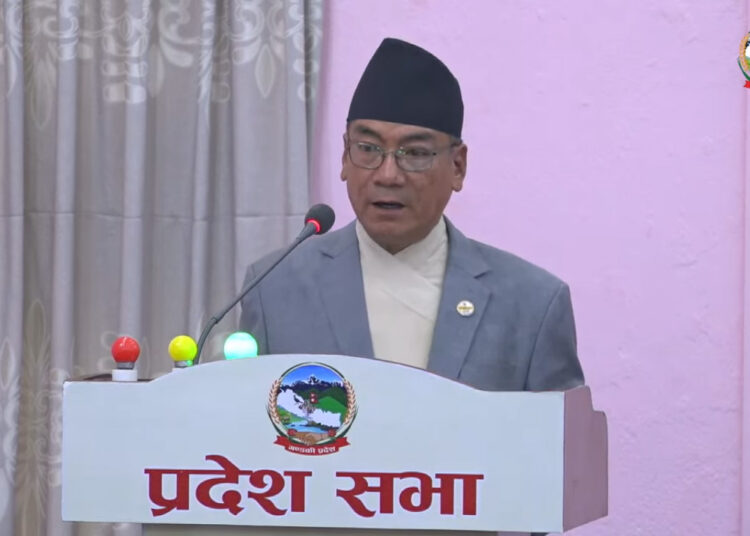 गण्डकी प्रदेश सभाको बैठकमा आर्थिक मामिला
