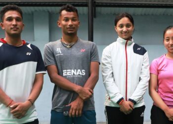 चीनमा आयोजना हुने एसियाली खेलकुदमा प्रिन्स दाहाल र रसिला मर्हजन  छनोट