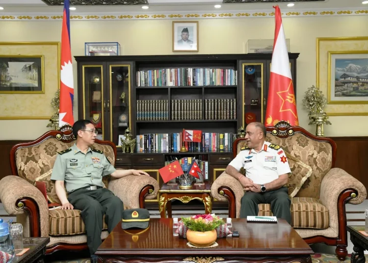 चिनियाँ जनमुक्ति सैनिक टोली काठमाडौं आइपुग्याे