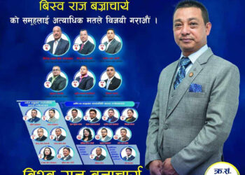 ललितपुर उद्योग वाणिज्य संघमा विश्वराज बज्राचार्य प्यानलको जित निश्चित