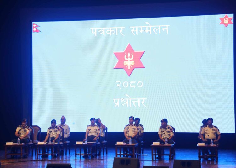 नेपालमा आतंकवादी गतिविधिको असर बारे सेना सजग