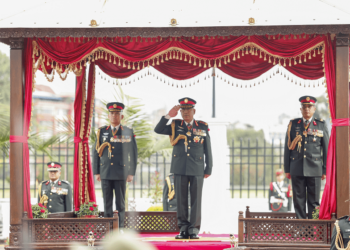  प्रधानसेनापति प्रभुराम शर्मा भारत प्रस्थान