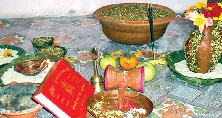 घटस्थापनाकाे उत्तम साइत  बिहान ११ बजेर २९ मिनेट
